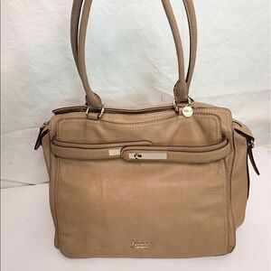 GUESS Faux Leather Kelly double handle Handbag